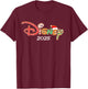Disney Holiday Christmas Vacation Trip Gingerbread Logo 2025 T-Shirt - T-Shirt | Maroon