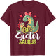 Big Sistersaurus Sister Dinosaur Baby Mother's Day T-Shirt - T-Shirt | Maroon