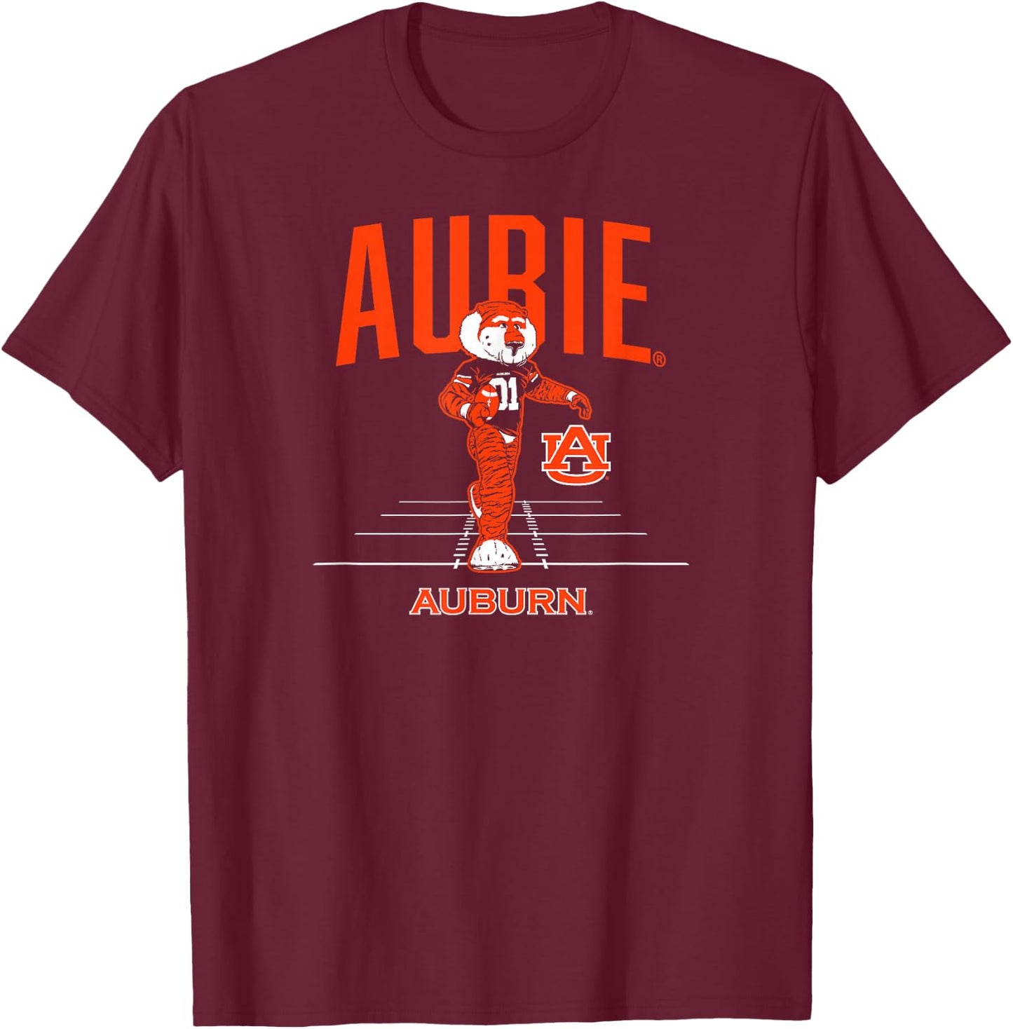 Auburn Football: Aubie Mascot T-Shirt - T-Shirt | Maroon