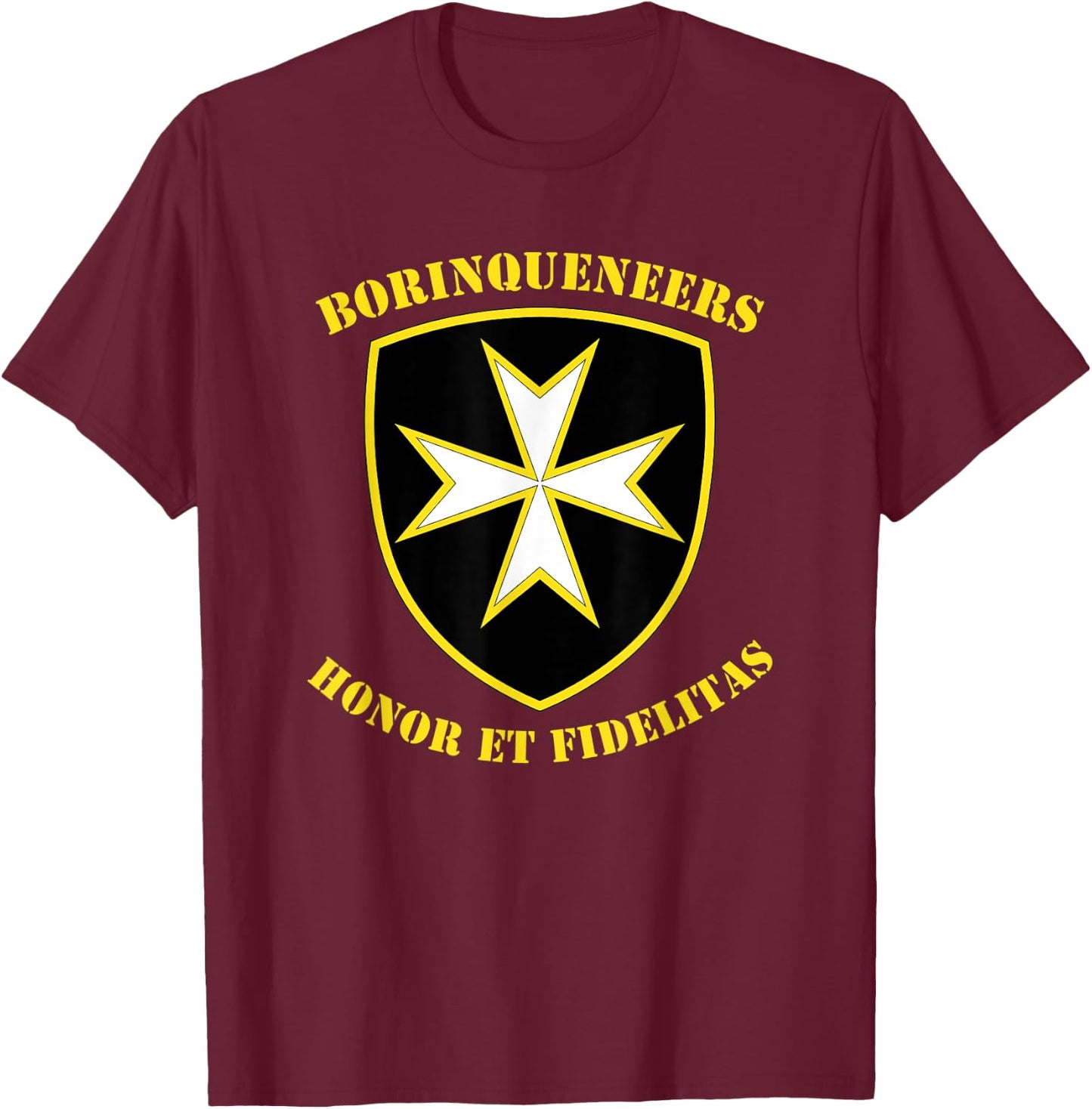 Puerto Rico Borinqueneers T-Shirt - T-Shirt | Maroon