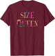 Size Queen Sexy Fetish For Large Cock Lovers T-Shirt - T-Shirt | Maroon