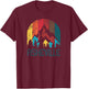Retro Asheville T Shirt Women and Kids T-Shirt - T-Shirt | Maroon