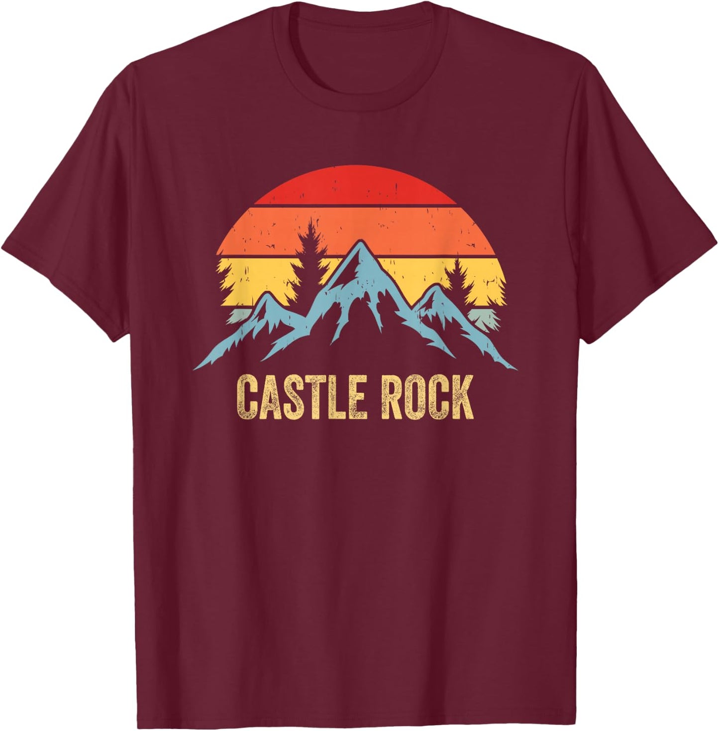Castle Rock T-Shirt - T-Shirt | Maroon
