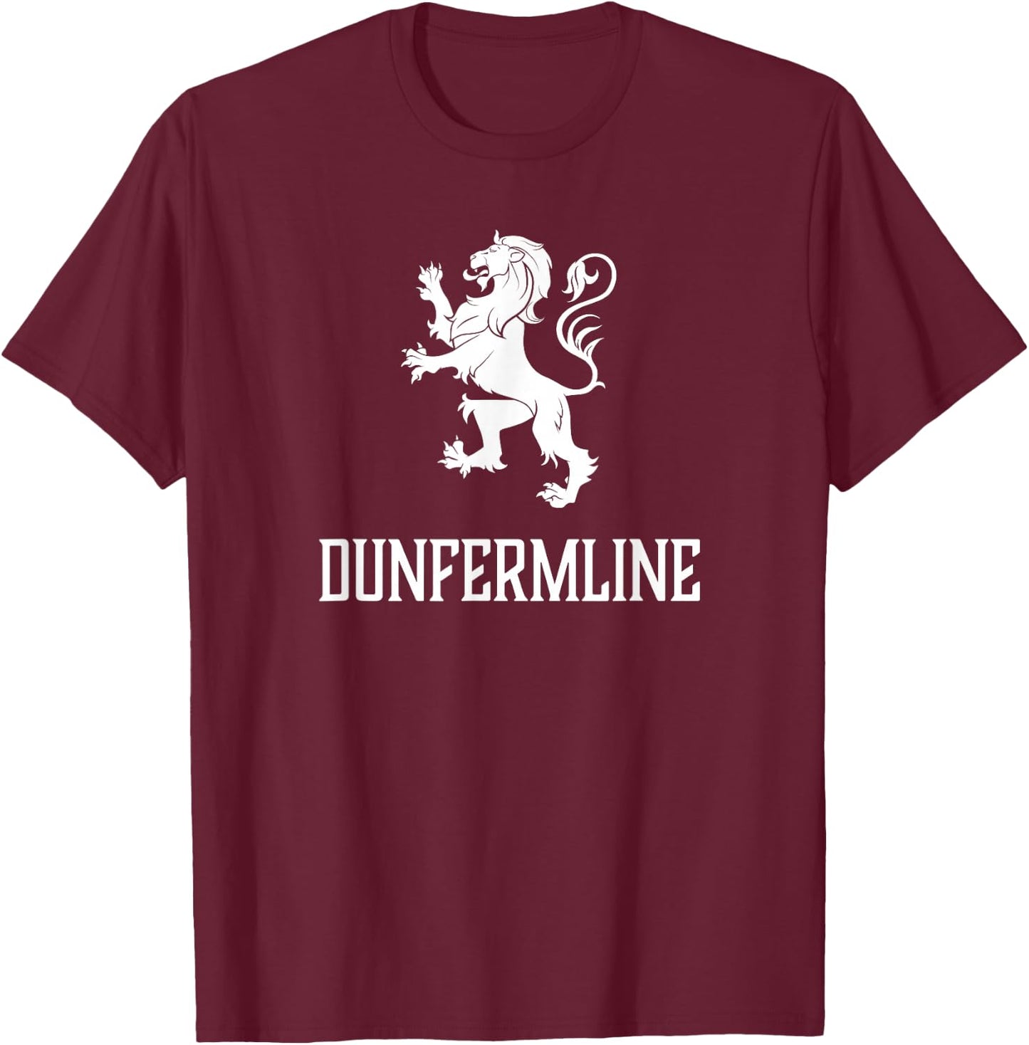 Dunfermline, Scotland - Scottish Lion, Gaelic T-Shirt - T-Shirt | Maroon
