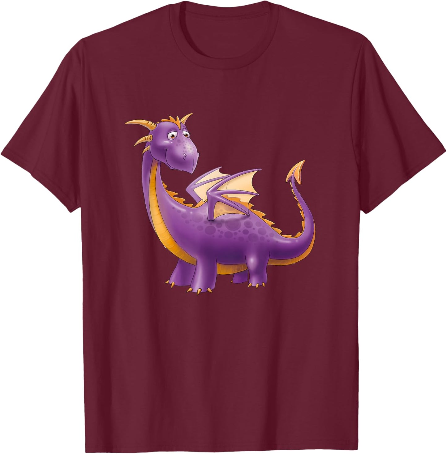 Purple Dragon T-Shirt - T-Shirt | Maroon