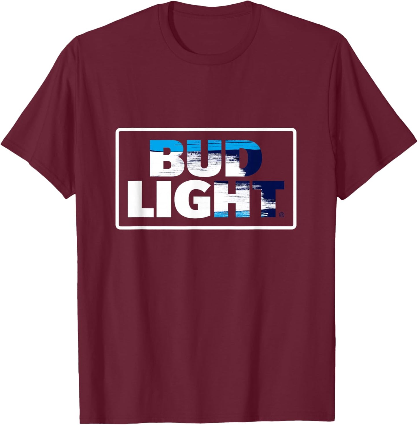 Bud Light Official Logo T-Shirt - T-Shirt | Maroon
