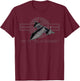 SR-71 Shirt Vintage Cold War SR71 Air Force Pilot T-Shirt - T-Shirt | Maroon