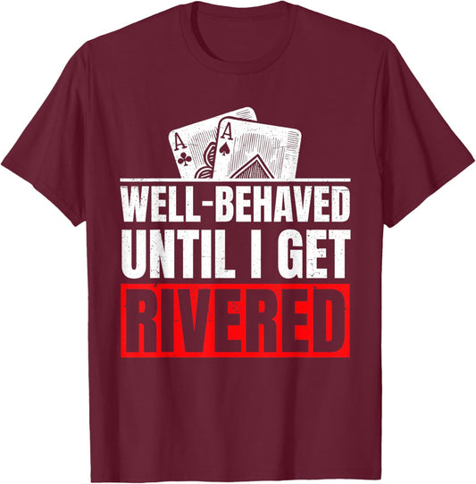 Funny Poker Player T-Shirt - T-Shirt | Maroon