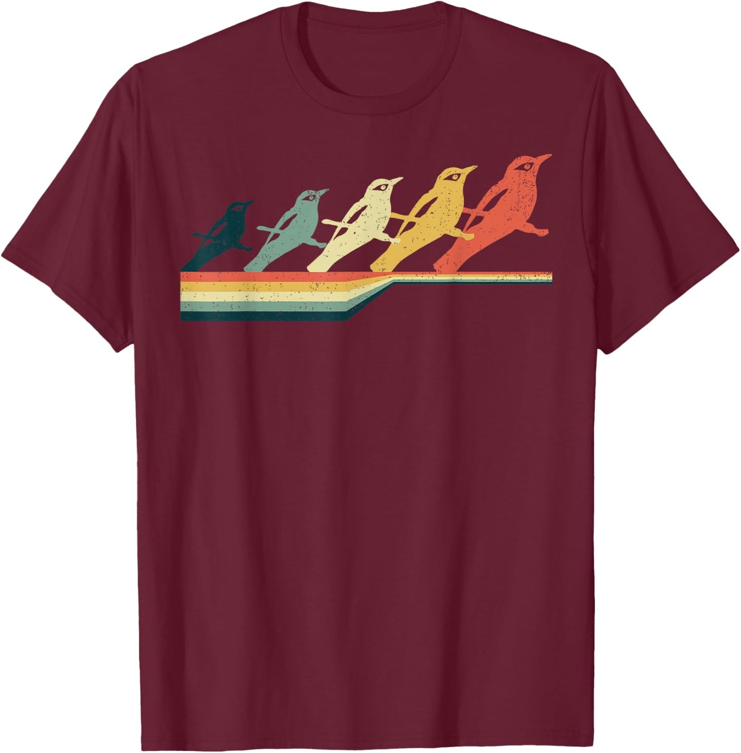 BALTIMORE ORIOLE , Vintage Retro Style T-Shirt - T-Shirt | Maroon