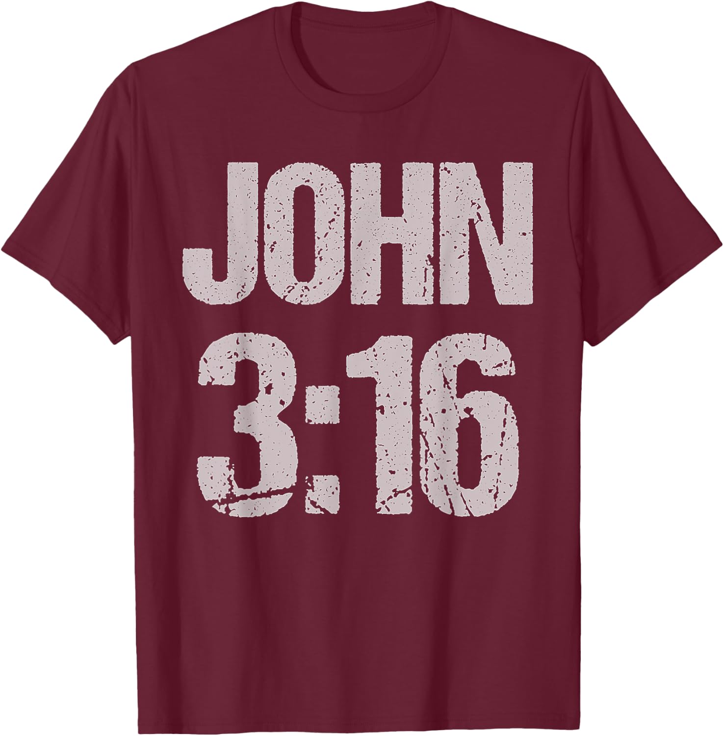 John 3:16 T-Shirt - T-Shirt | Maroon