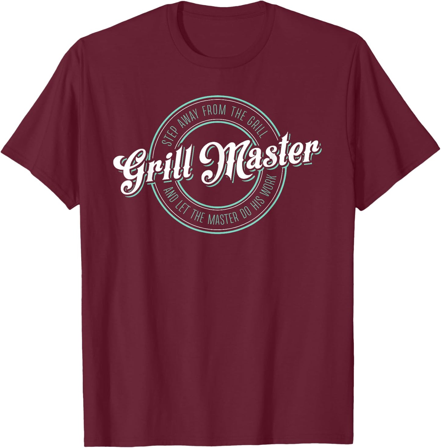 Funny BBQ Grill Master T-Shirt - T-Shirt | Maroon
