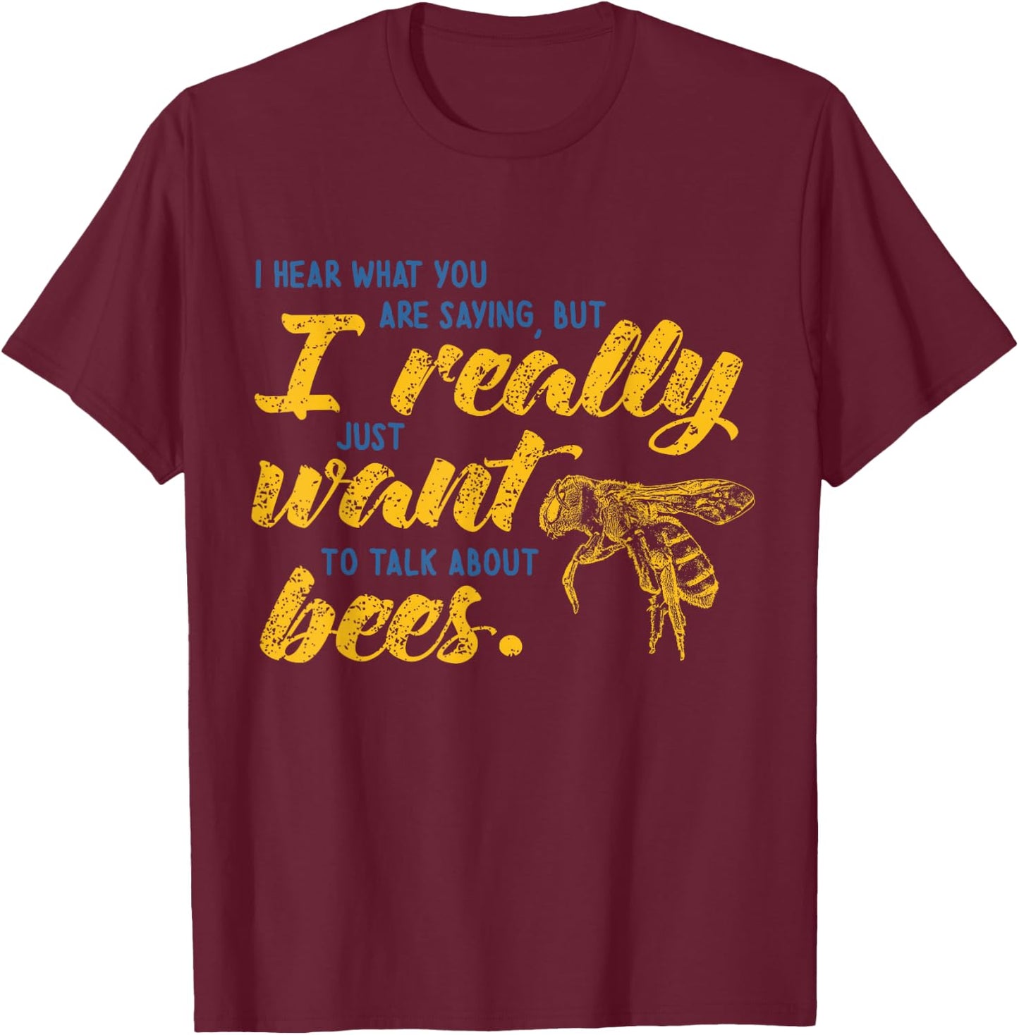 Beekeeper Costume Honeybee Bee Keeping Bee Keepers T-Shirt - T-Shirt | Maroon