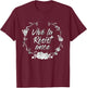 White Rose Vive La Resistance - Women Music Resist T-Shirt - T-Shirt | Maroon