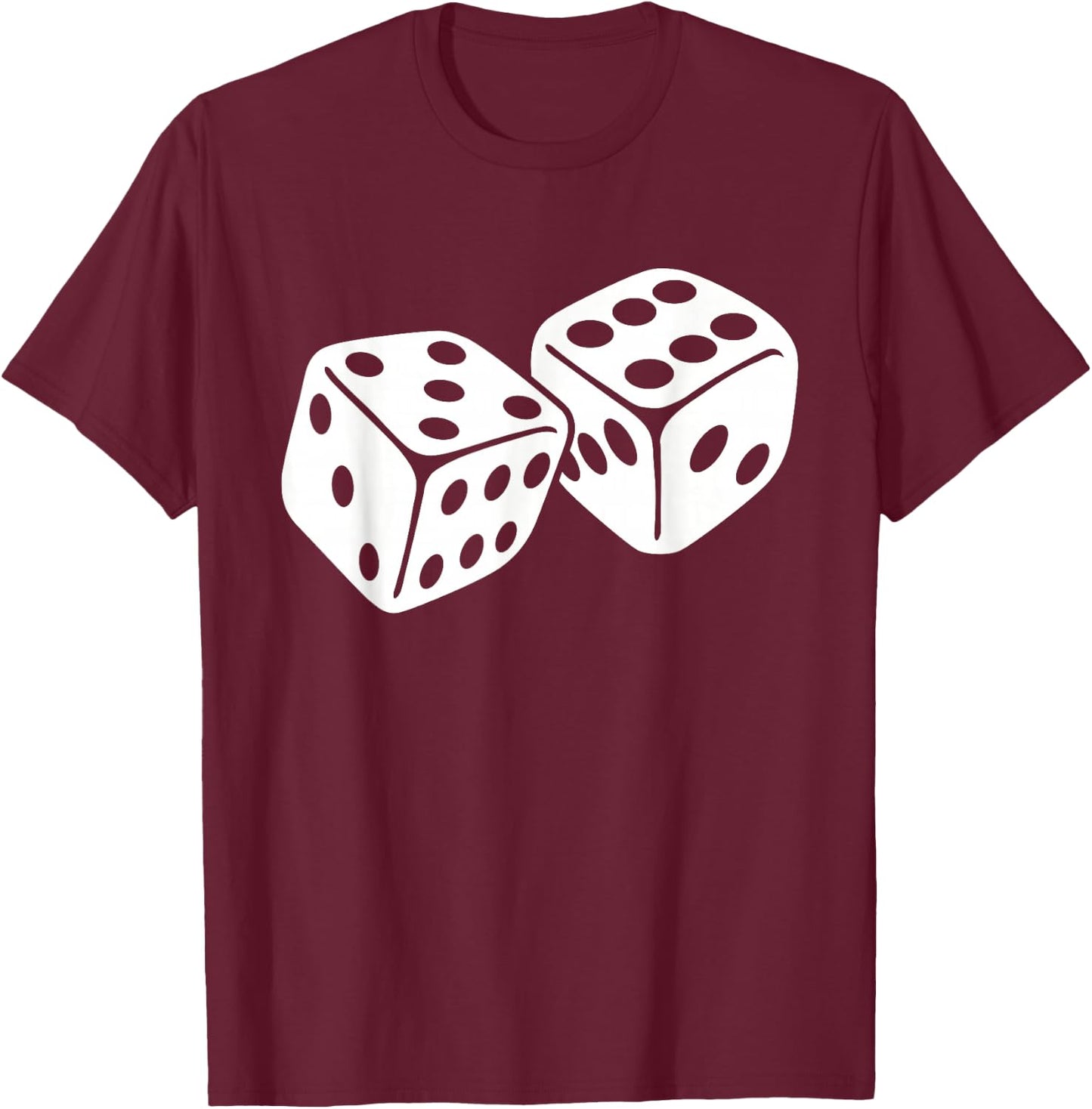 Dices T-Shirt - T-Shirt | Maroon