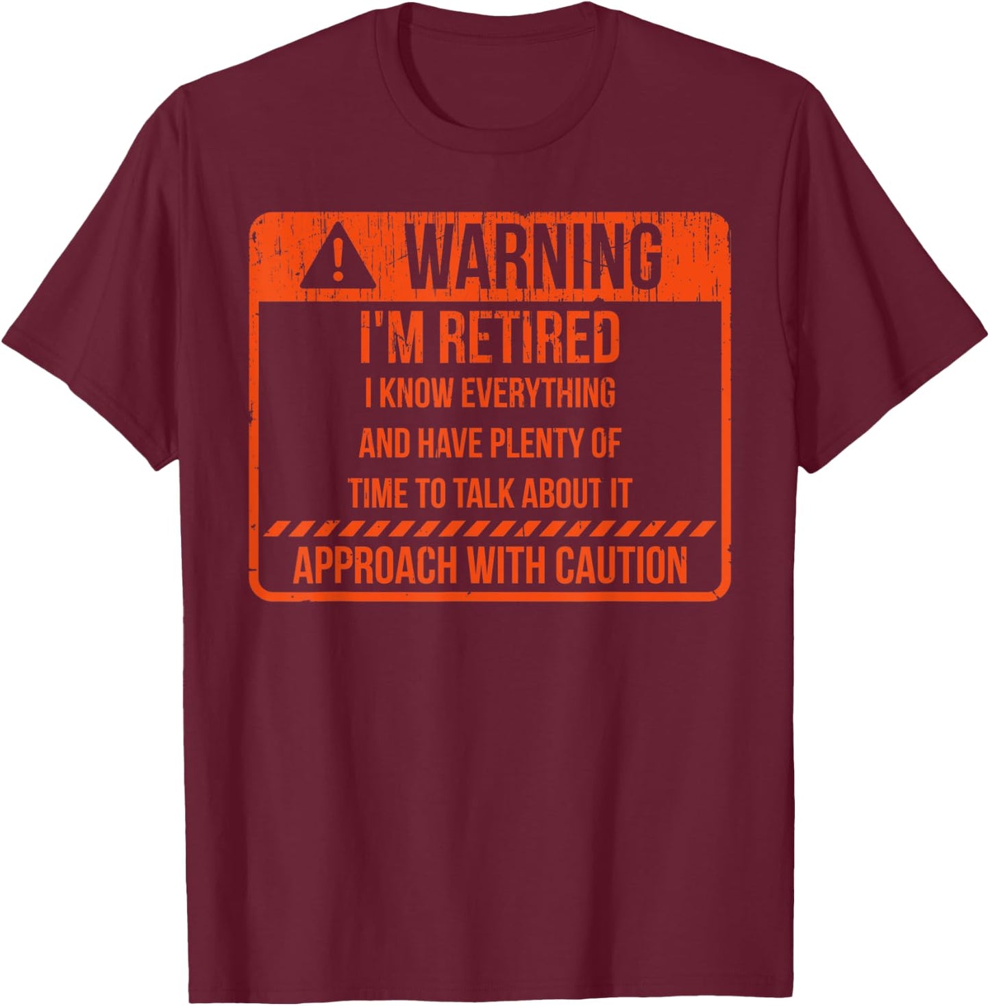 Im Retired Not Expired Retirement Plan Retiree Saying Print T-Shirt - T-Shirt | Maroon