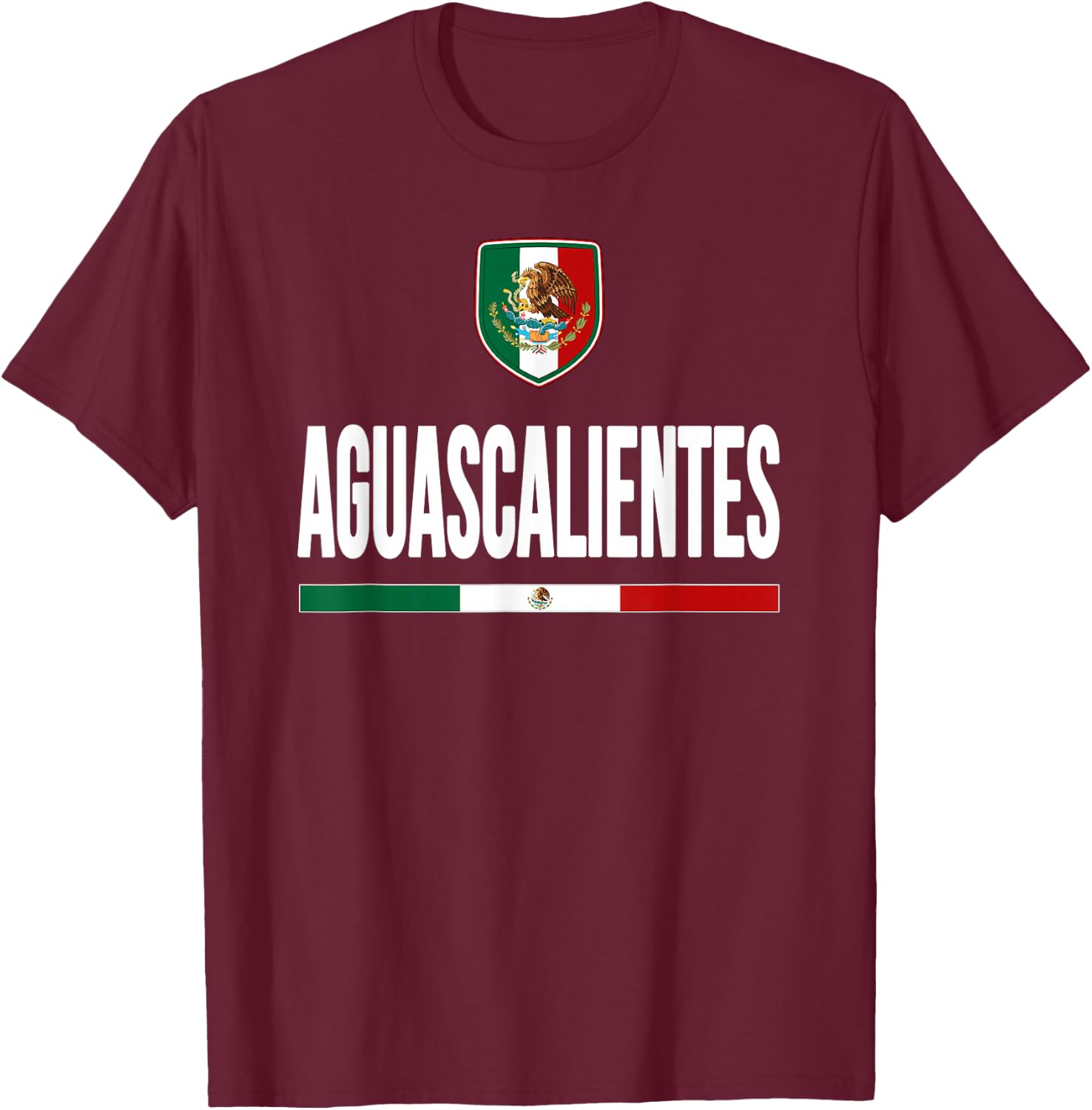 Aguascalientes Mexico T-Shirt - T-Shirt | Maroon