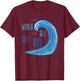 Jesus Follower Christian Believer T Shirt Beach Ocean Wave Women Girls Kids T-Shirt - T-Shirt | Maroon