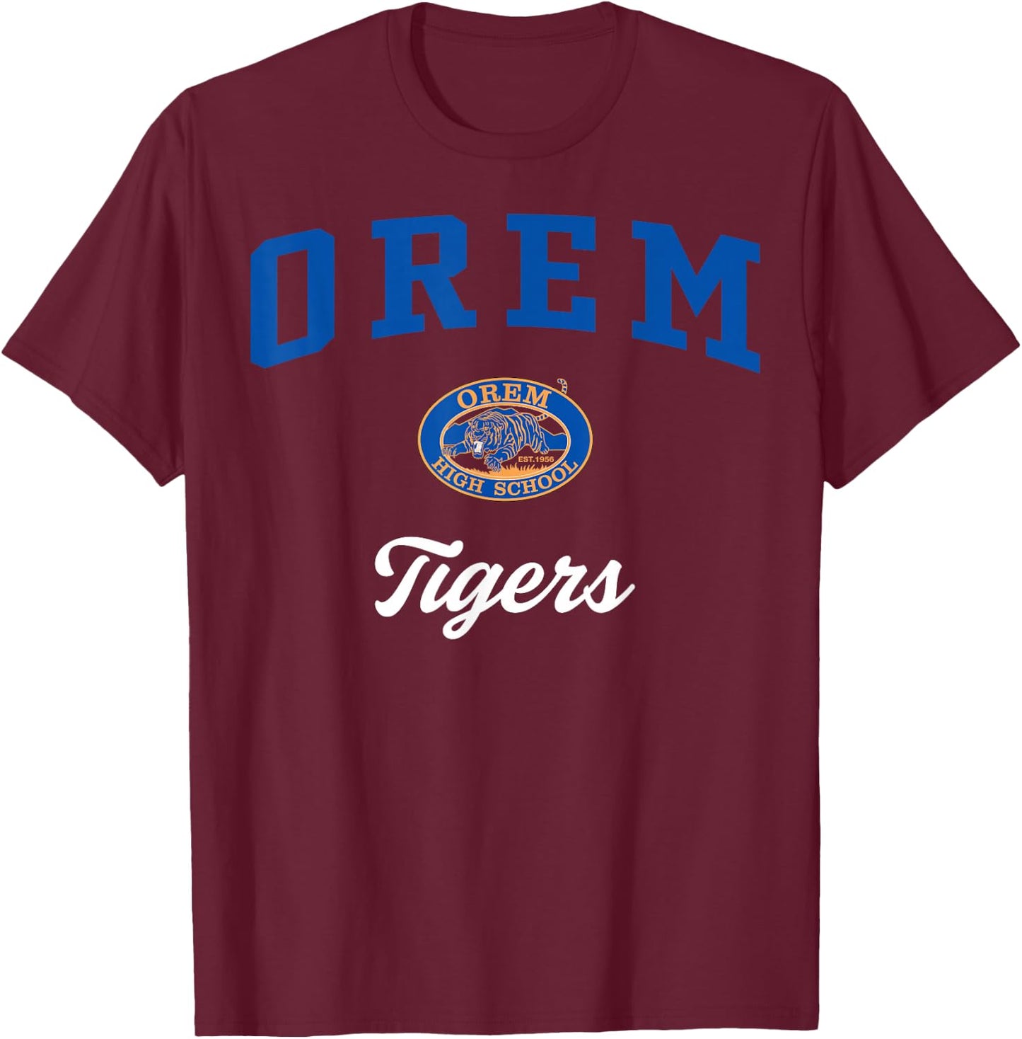 Orem High School Tigers C3 T-Shirt - T-Shirt | Maroon