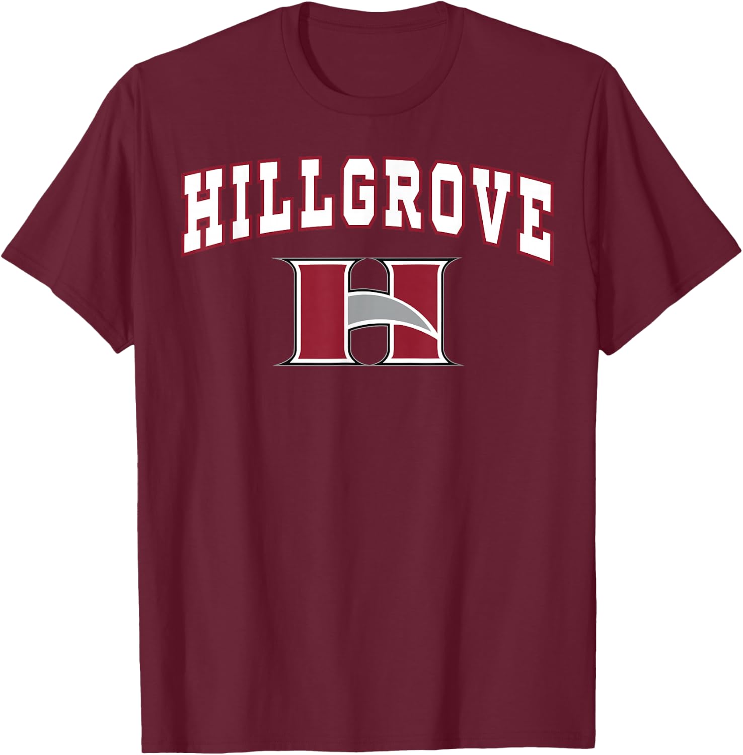 Hillgrove High School Hawks C2 T-Shirt - T-Shirt | Maroon