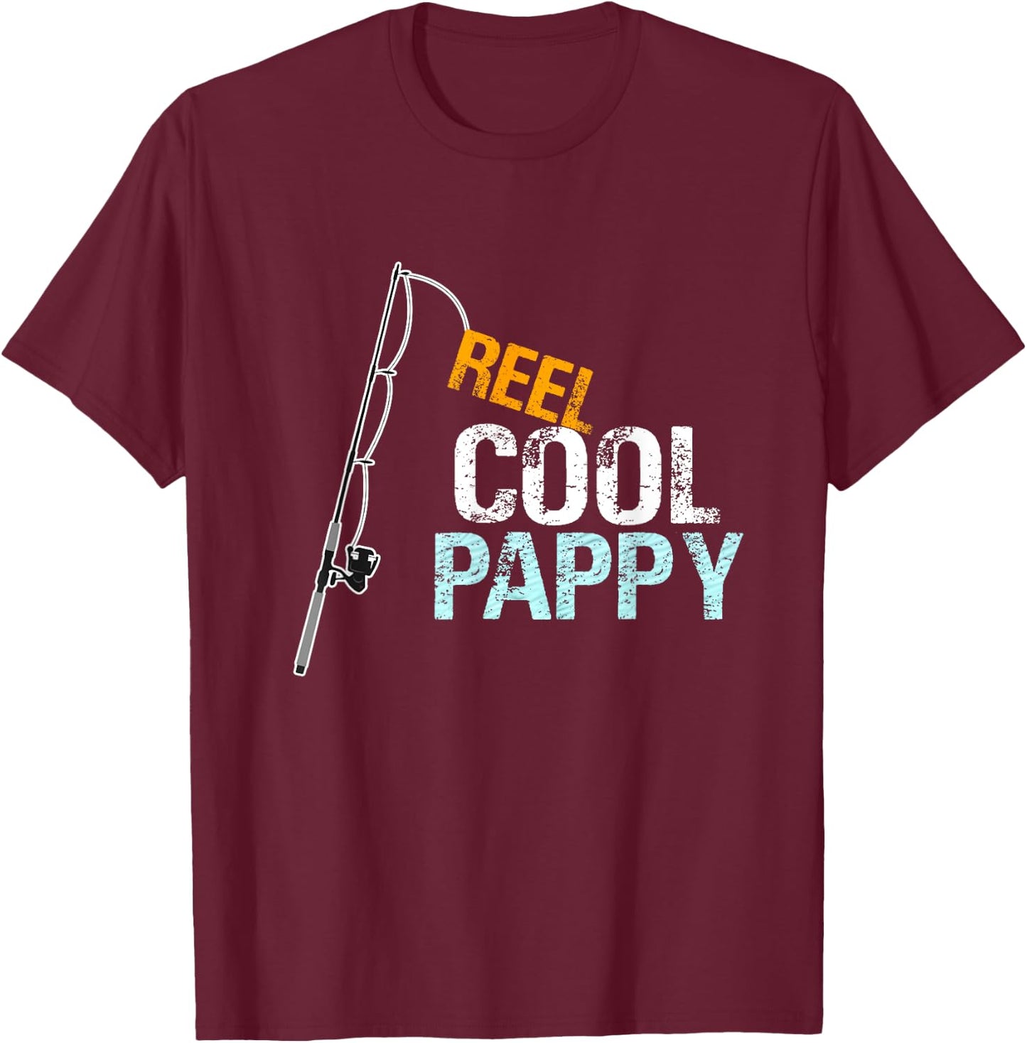 Cool Pappy graphic Pappy Gift from Granddaughter Grandson T-Shirt - T-Shirt | Maroon