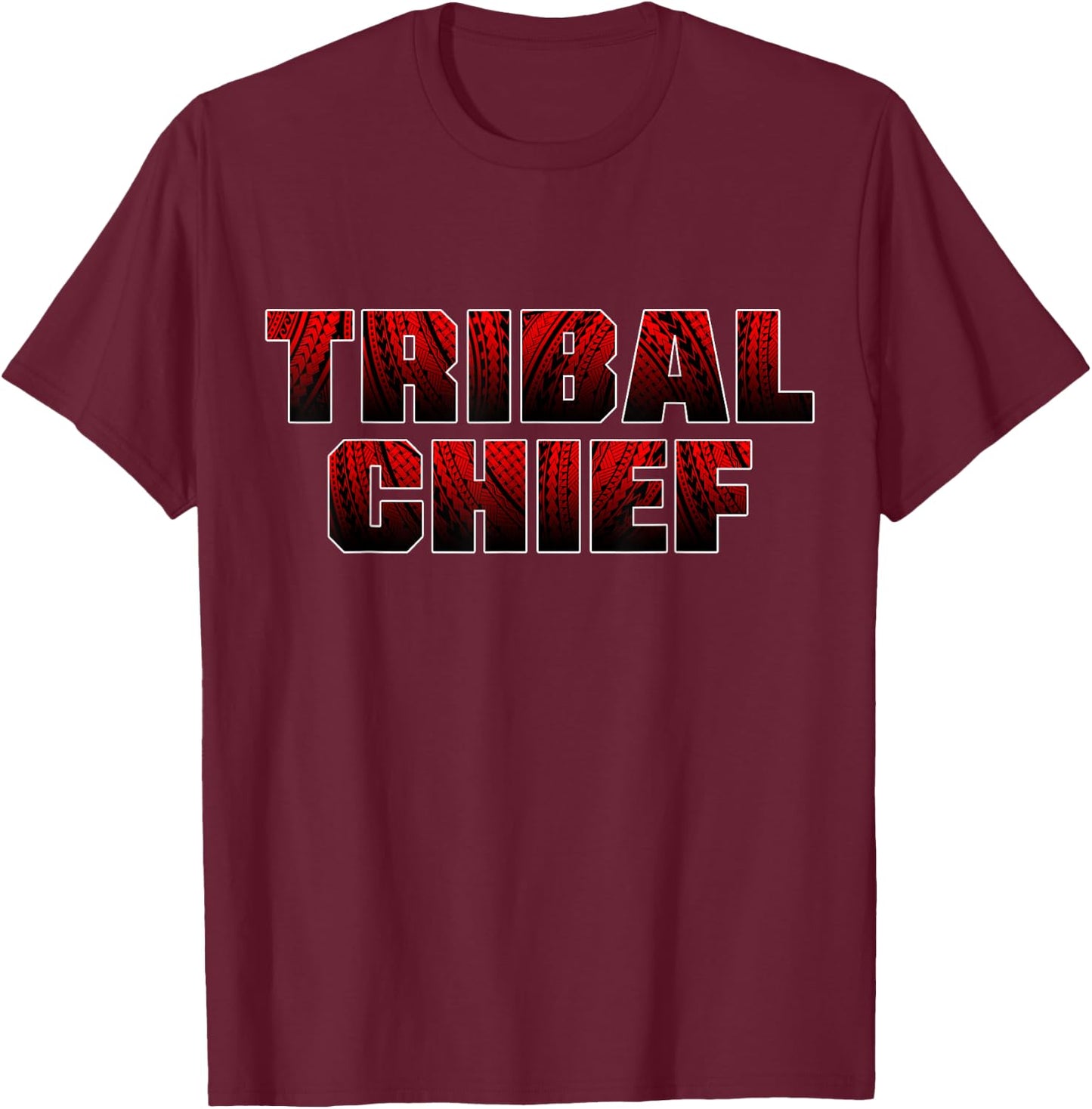 Tribal Chief Roman Funny Wrestling T-Shirt - T-Shirt | Maroon