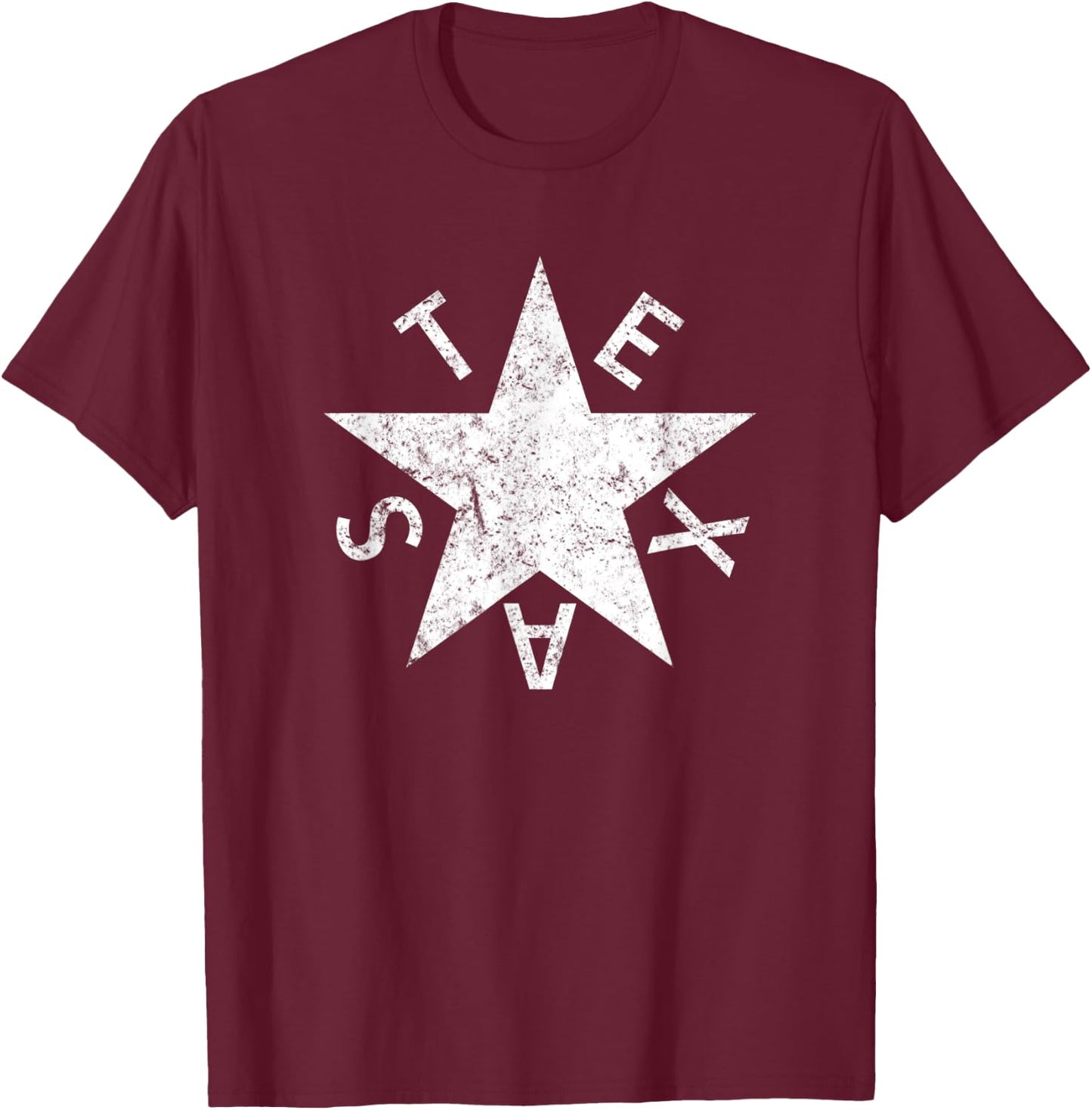 Lorenzo de Zavala Texas Flag T-Shirt - T-Shirt | Maroon