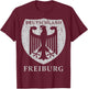 Germany Deutschland Freiburg T-Shirt - T-Shirt | Maroon