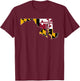 MARYLAND STATE MAP MARYLAND MD Flag Roots Men Women Gift T-Shirt - T-Shirt | Maroon