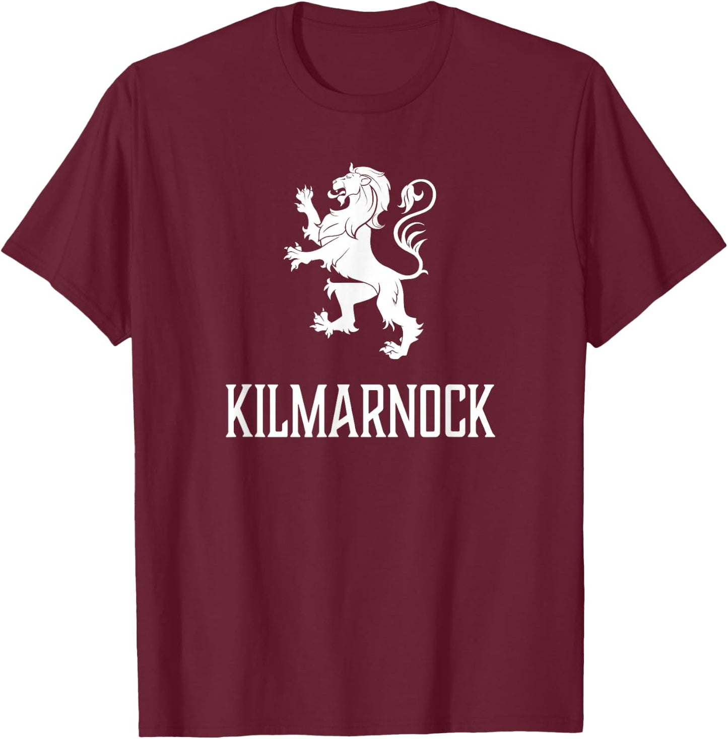Kilmarnock, Scotland - Scottish Lion, Gaelic T-Shirt - T-Shirt | Maroon