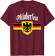 Oktoberfest German Coat of Arms T-Shirt - T-Shirt | Maroon