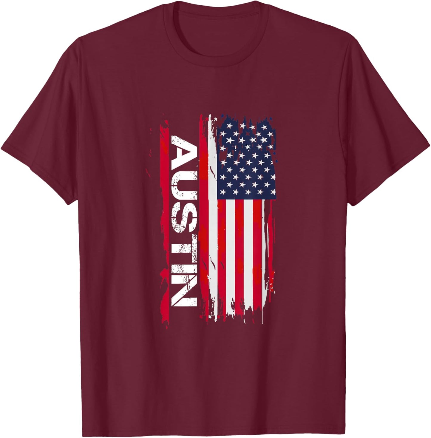 Austin And T-Shirt - T-Shirt | Maroon