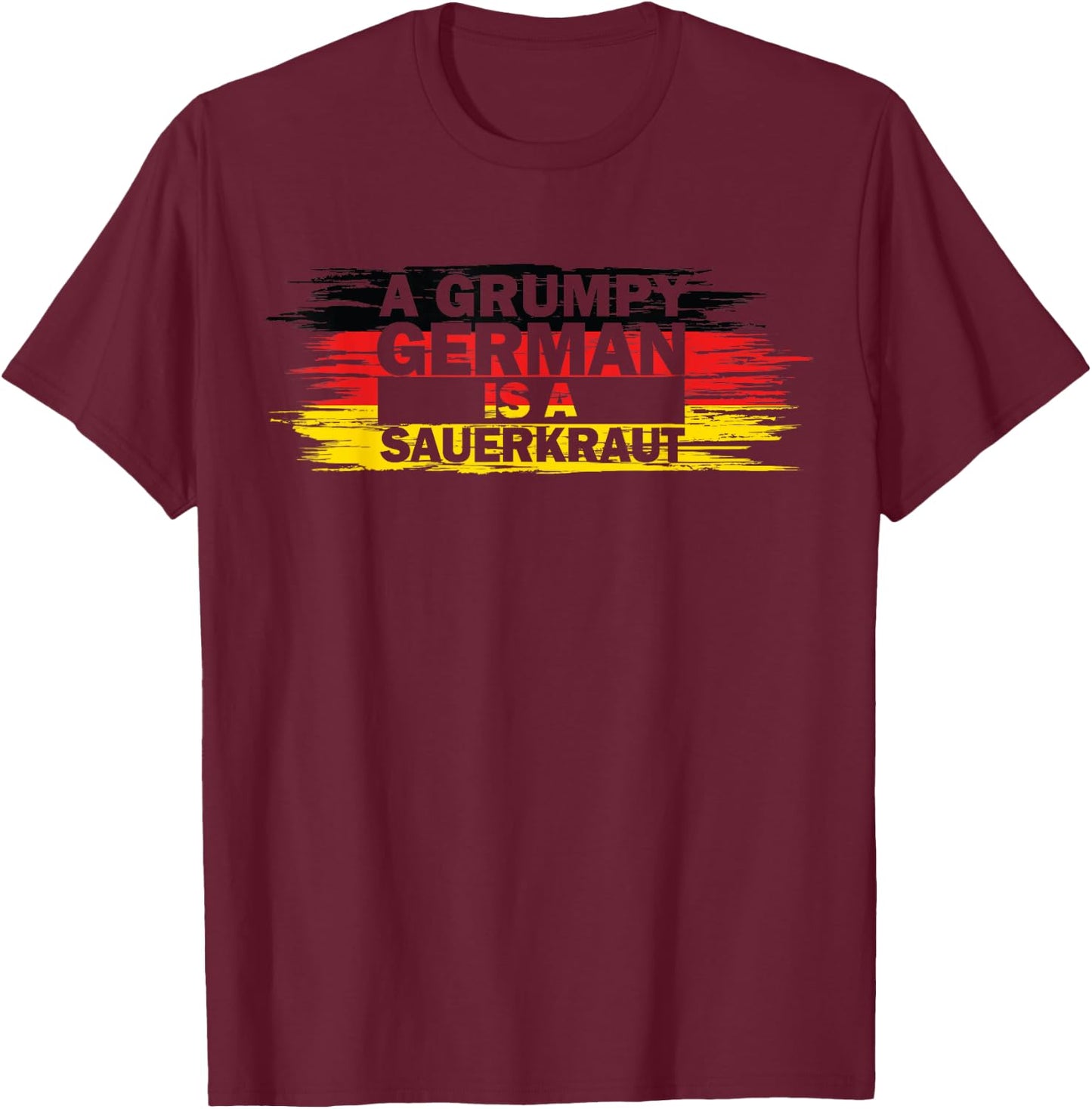 German Sauerkraut Oktoberfest Food Germany T-Shirt - T-Shirt | Maroon