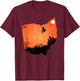 Halloween Ohio OH State Design Shirt Gift Women Kids T-Shirt - T-Shirt | Maroon