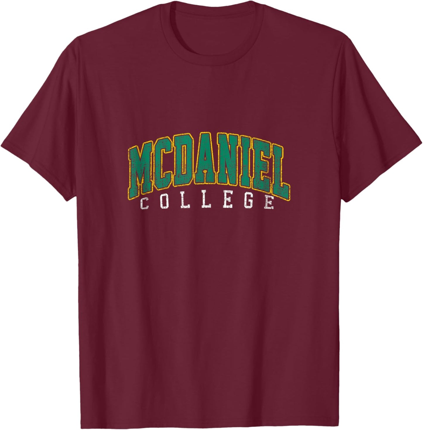 McDaniel Institute of Technology Arch Vintage Women T-Shirt - T-Shirt | Maroon