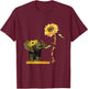 Motivational You Are Sunshine Elephant Sunflower Women Men T-Shirt - T-Shirt | Maroon