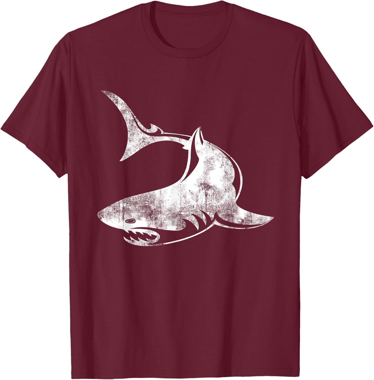 Shark - Cool Shark T-Shirt - T-Shirt | Maroon