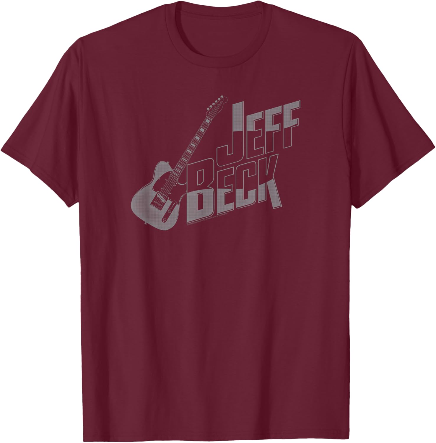 Jeff Beck - Hi Ho Silver Lining T-Shirt - T-Shirt | Maroon