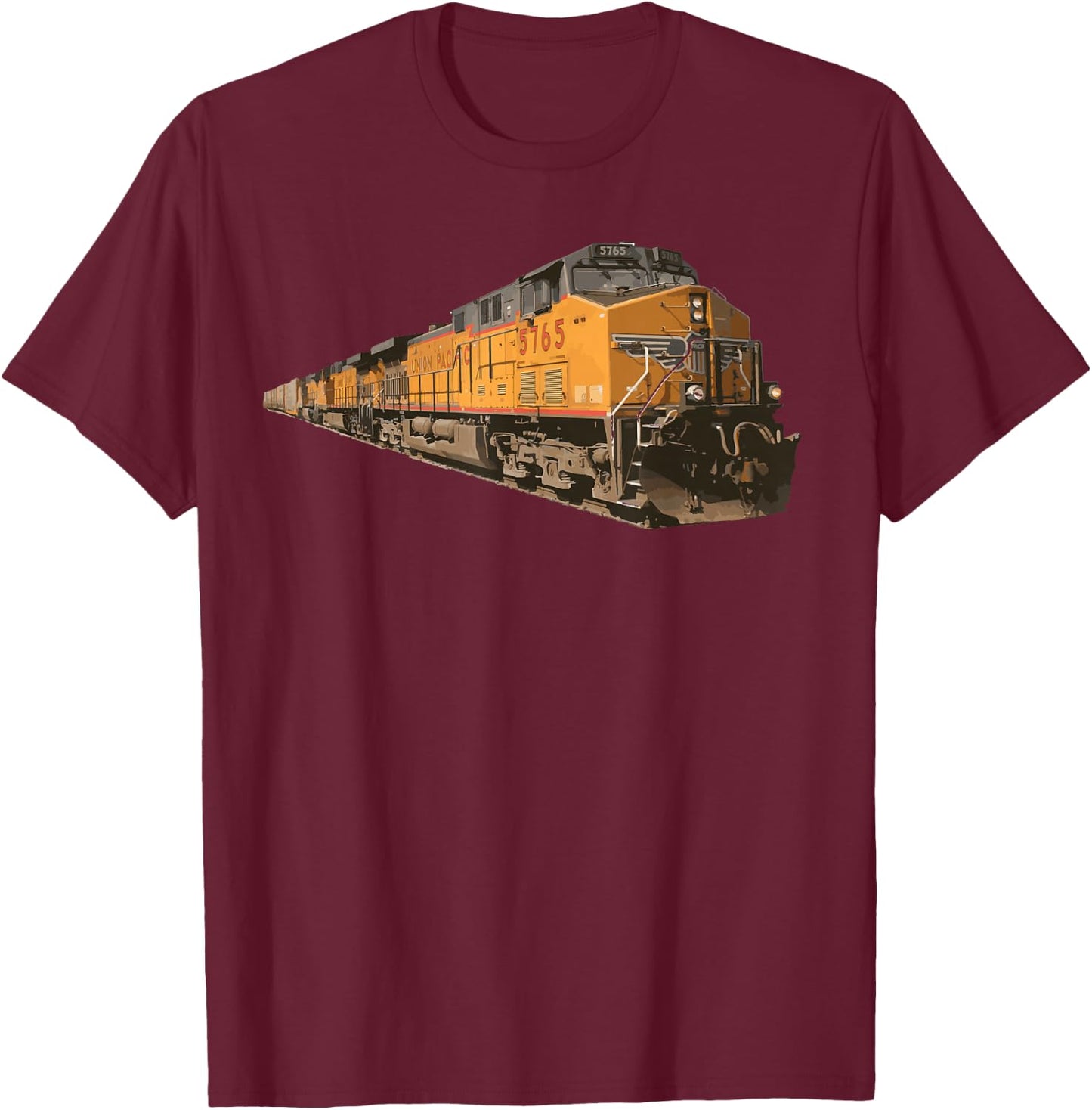 Freight Train T-Shirt - T-Shirt | Maroon