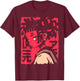 Harajuku Cyberpunk Black Girl Anime Manga Waifu Japanese T-Shirt - T-Shirt | Maroon