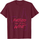 Funny Partners in Wine Lovers Matching Couples Sayings Gift T-Shirt - T-Shirt | Maroon