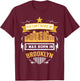You cannot scare me because I was born in the Brooklyn T-Shirt - T-Shirt | Maroon