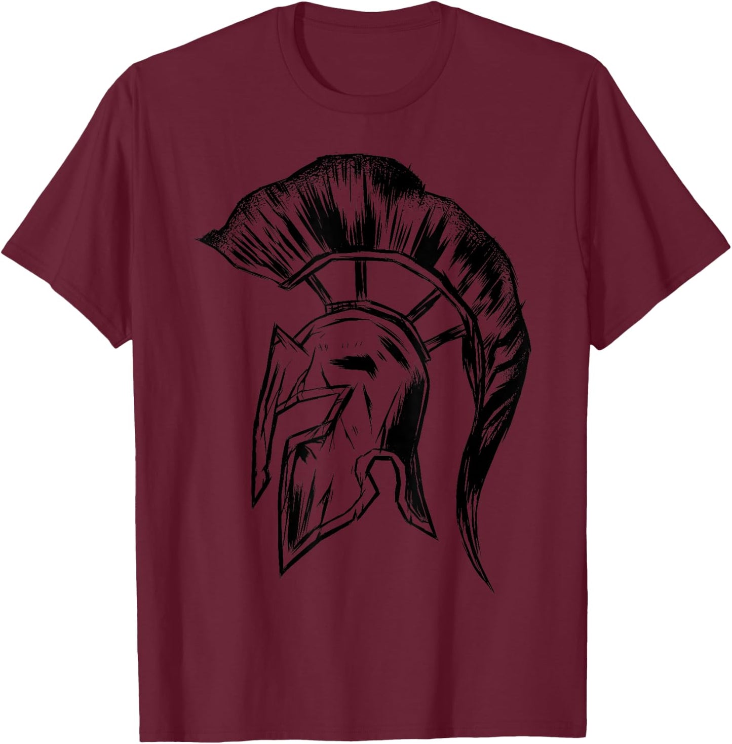 Spartan Helmet Warrior Trojan Warrior women T-Shirt - T-Shirt | Maroon