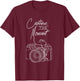 Capture The Moment Camera Photography Shirt for Photographer T-Shirt - T-Shirt | Maroon