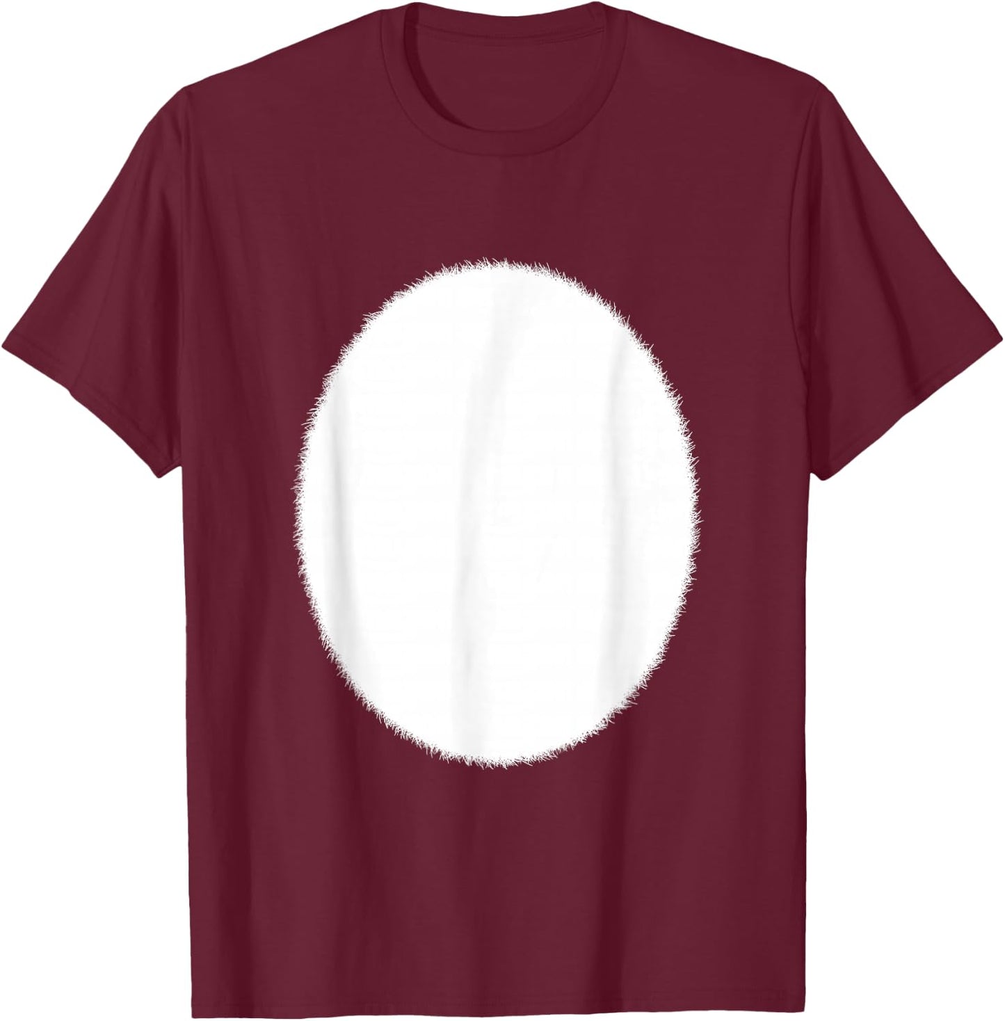 White Tummy Belly Cat Bunny Rabbit Deer Cosplay Costume T-Shirt - T-Shirt | Maroon