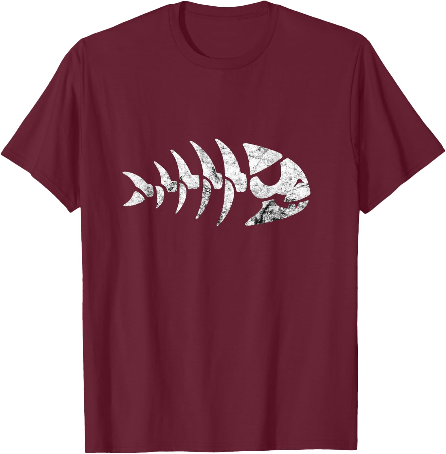 Pirate Fish FSM Pastafari Flying Spaghetti Monster T-Shirt - T-Shirt | Maroon