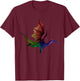 Best Watercolor Dragon Cool Flying Dragon Rainbow Gift T-Shirt - T-Shirt | Maroon