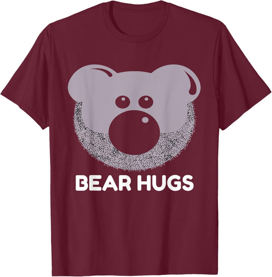 Gay Bear & Cub Woof Gay Pride Bear Hugs Gay Parade T-Shirt - T-Shirt | Maroon