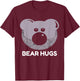 Gay Bear & Cub Woof Gay Pride Bear Hugs Gay Parade T-Shirt - T-Shirt | Maroon