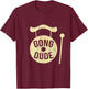 Gong Instrument Geschenk Black -Adults Retro Vintage Music T-Shirt - T-Shirt | Maroon