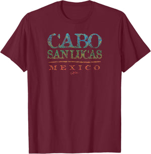 JCombs: Cabo San Lucas, Mexico T-Shirt - T-Shirt | Maroon
